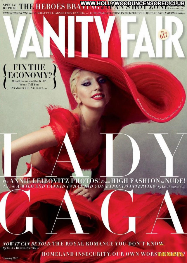 Lady Gaga Vanity Fair Bed Heels Singer Gag Babe Celebrity Breasts Sex