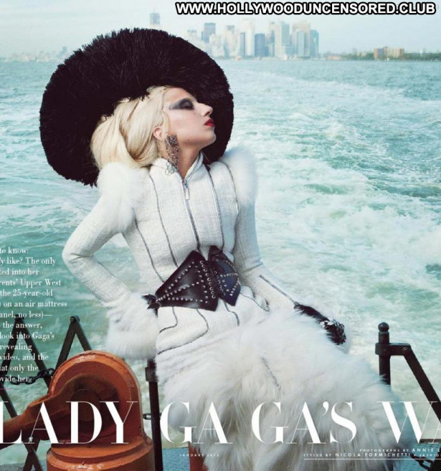 Lady Gaga Vanity Fair Bed Gag Heels Sex Singer Babe Celebrity Posing