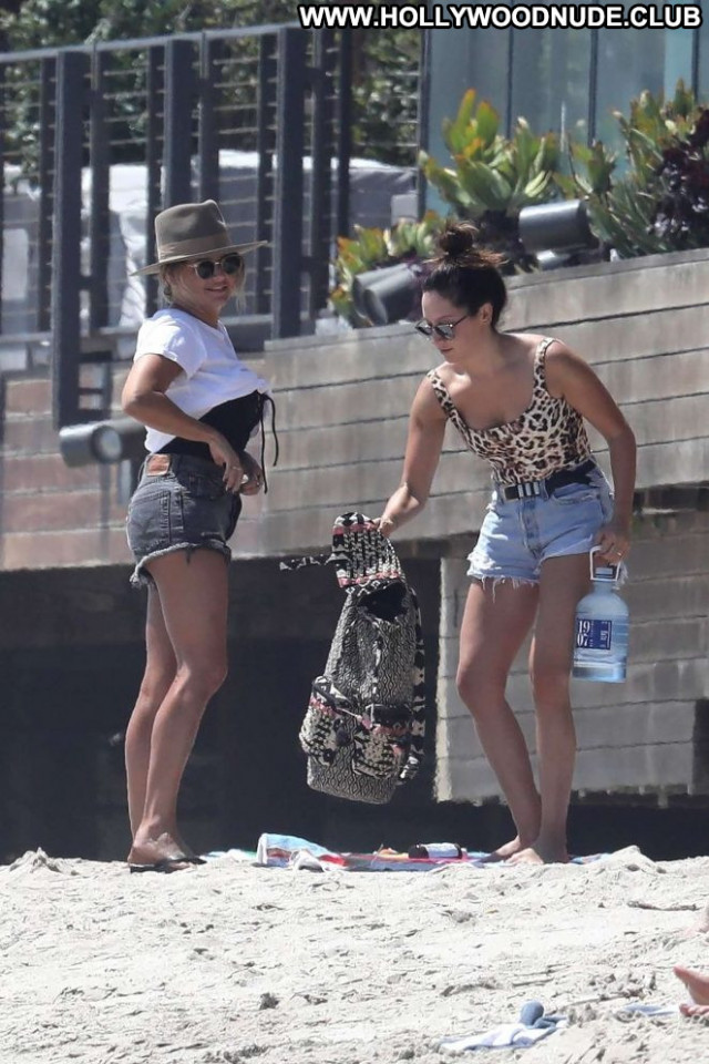 Ashley Tisdale The Beach In Malibu Posing Hot Celebrity Beautiful