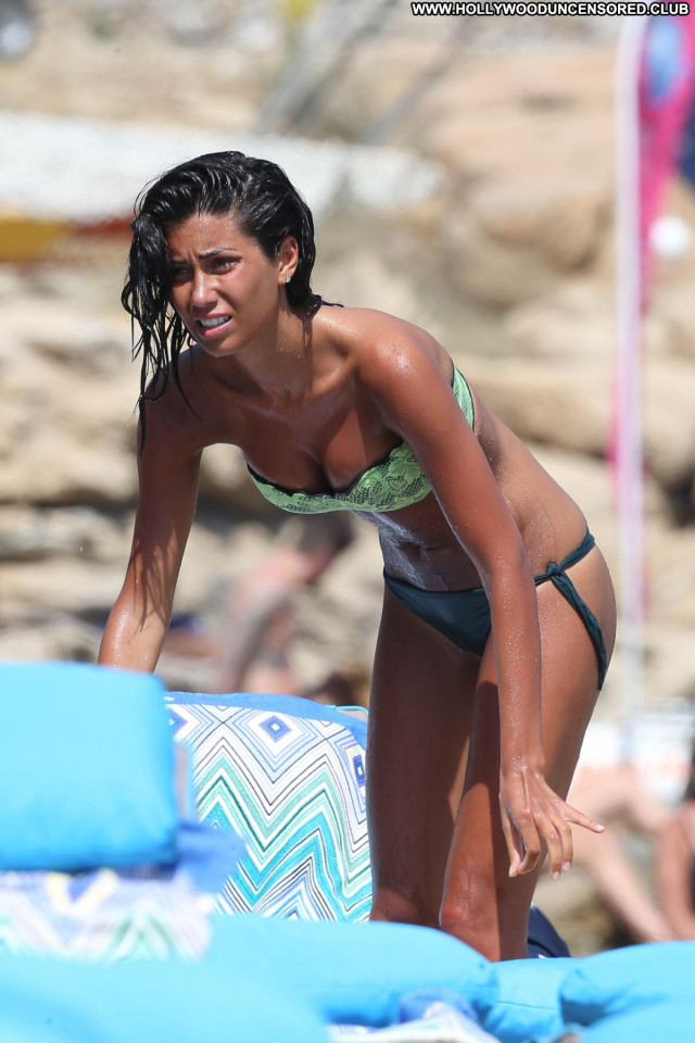 Federica Nargi The Beach  Posing Hot Celebrity Beach Beautiful Bikini