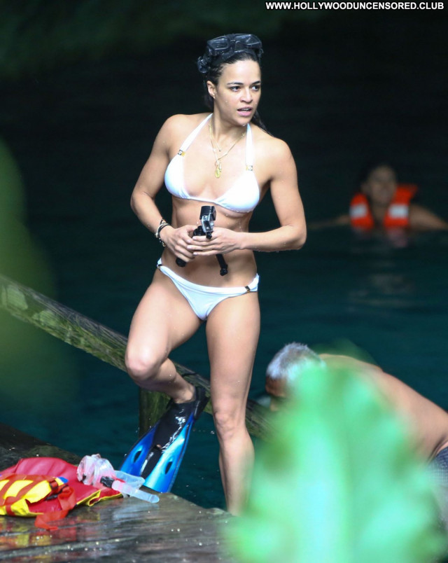Michelle Rodriguez No Source Bikini Sexy Beautiful Posing Hot Babe