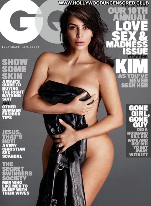 Kim Kardashian Celebrity Straight Nude Beautiful Babe Posing Hot