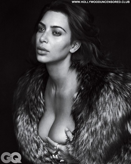 Kim Kardashian Celebrity Straight Nude Beautiful Babe Posing Hot
