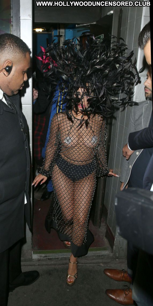 Lady Gaga American Topless Babe Celebrity See Through Paparazzi