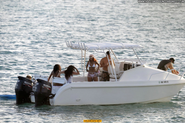 Rihanna No Source Beach Bikini Babe Boat Beautiful Posing Hot