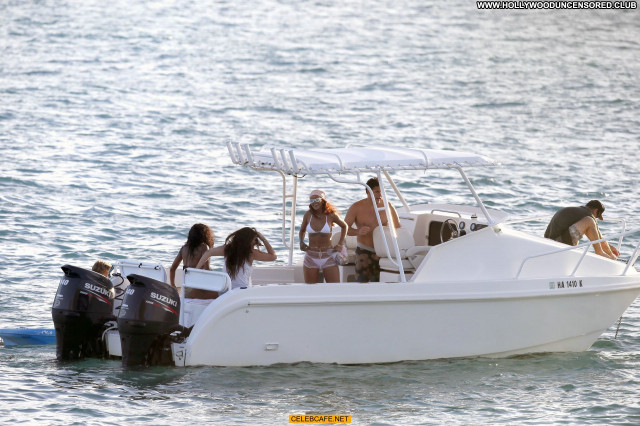 Rihanna No Source Boat Celebrity Posing Hot Beautiful Beach Babe