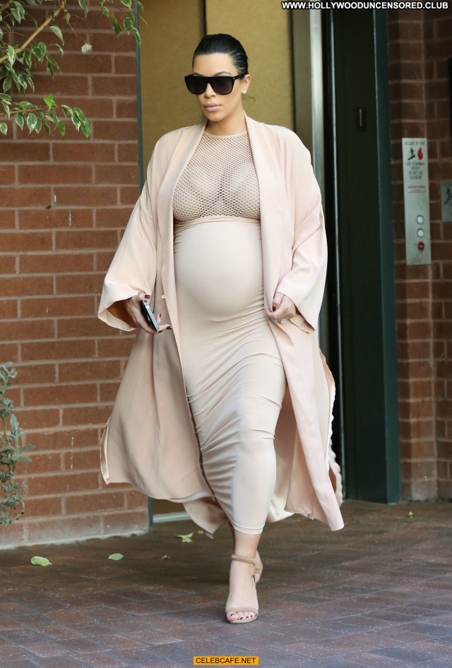 Kim Kardashian Beverly Hills  Pregnant Celebrity Babe Beautiful