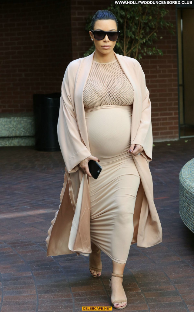 Kim Kardashian Beverly Hills Pregnant Posing Hot Beautiful Celebrity
