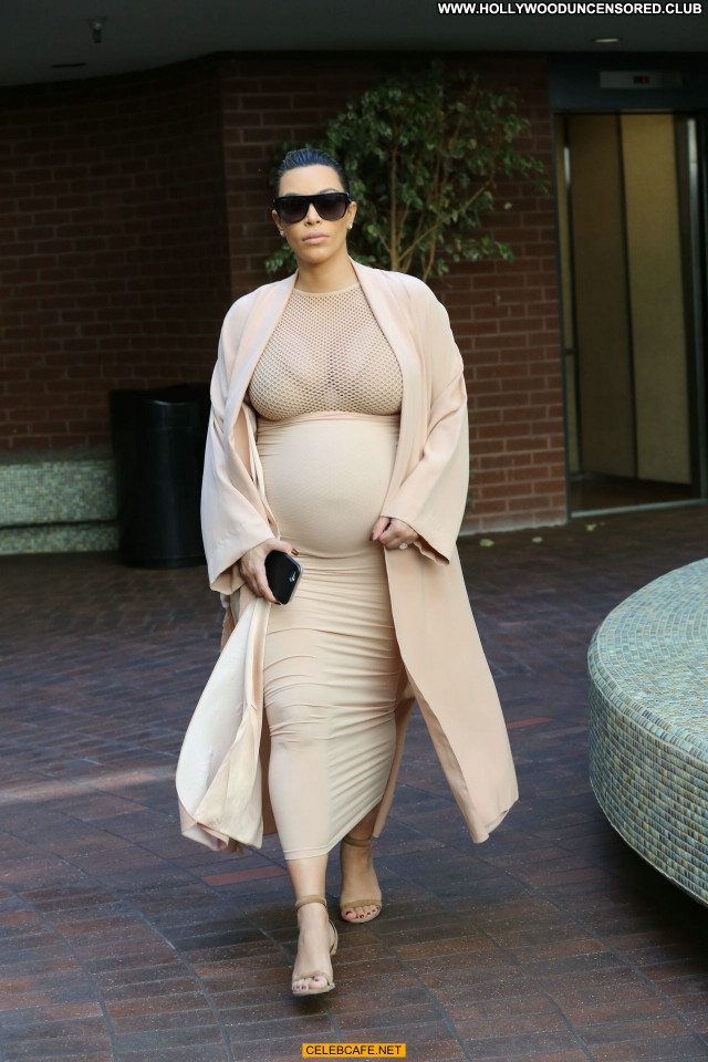 Kim Kardashian Beverly Hills Babe Posing Hot Beautiful Pregnant