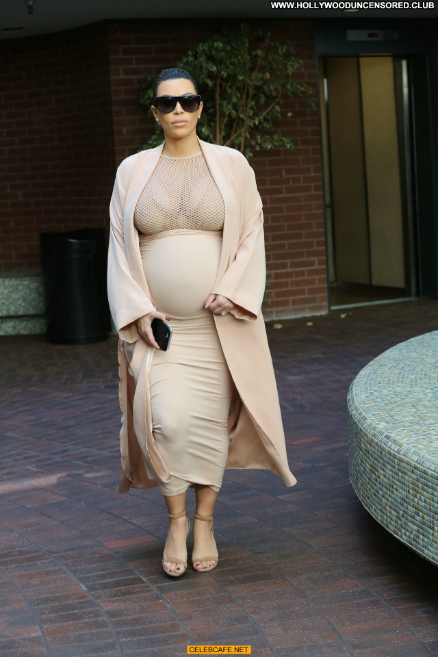 Kim Kardashian Beverly Hills Celebrity Beautiful Babe Posing Hot