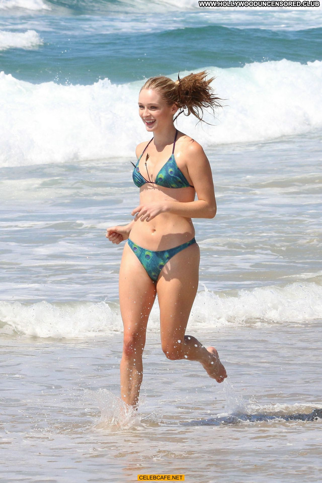 Greer Grammer No Source Beautiful Posing Hot Beach Celebrity Bikini. 
