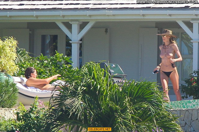 Heidi Klum No Source Topless Candids Celebrity Beautiful Babe Hotel