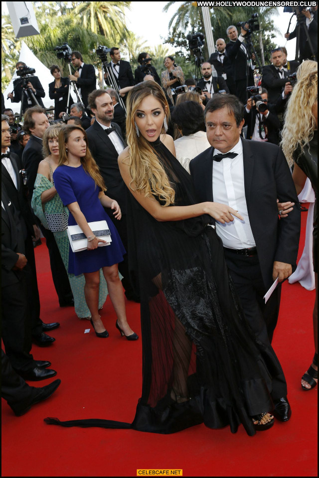 Nabilla Benattia Cannes Film Festival Beautiful Wardrobe Malfunction