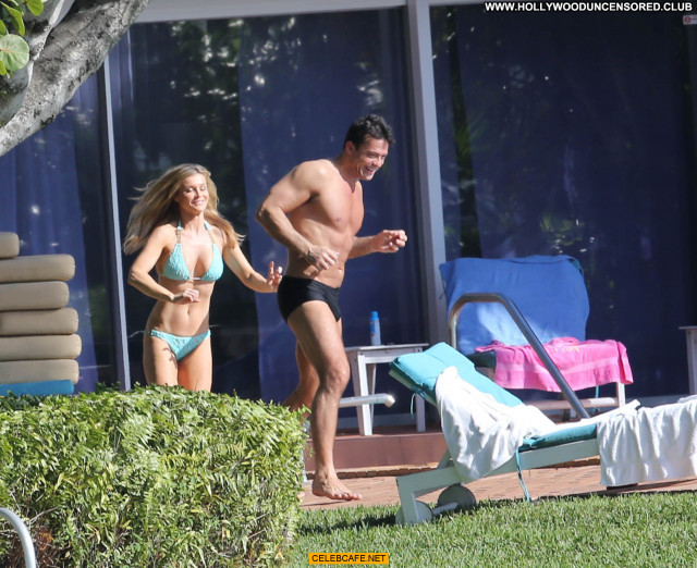 Joanna Krupa Miami Beach Bikini Celebrity Pool Posing Hot Babe