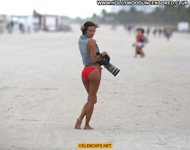 Logan Fazio Miami Beach Beach Beautiful Bikini Posing Hot Celebrity