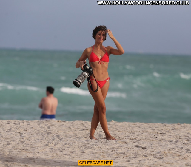Logan Fazio Miami Beach Babe Beach Posing Hot Celebrity Bikini