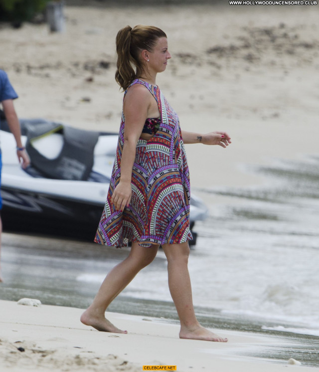 Coleen Rooney The Beach  Babe Celebrity Beautiful Bar Barbados Beach