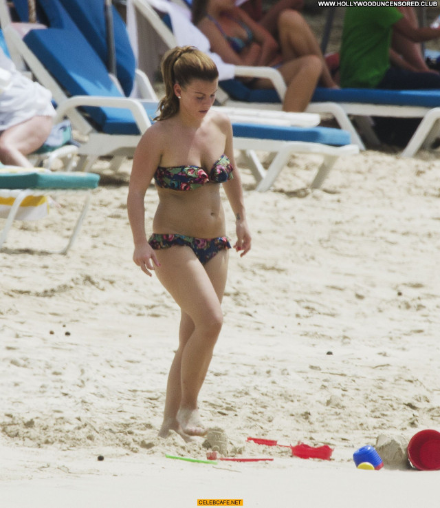 Coleen Rooney The Beach Bar Barbados Beautiful Celebrity Babe Posing