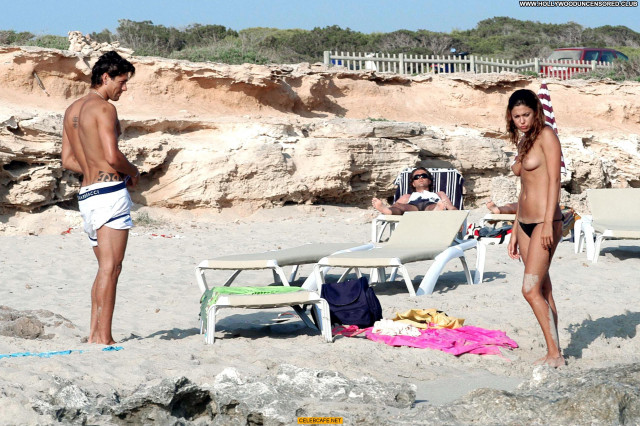 Belen Rodriguez The Beach  Babe Spa Beach Topless Posing Hot Spain