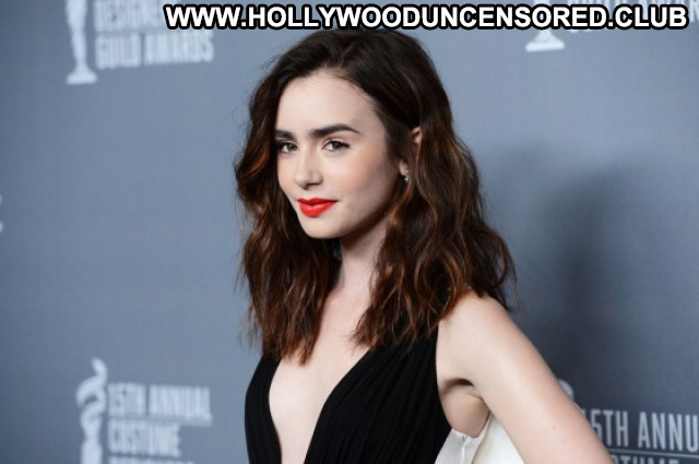 Lily Collins Beverly Hills Beautiful Babe Paparazzi Celebrity Posing