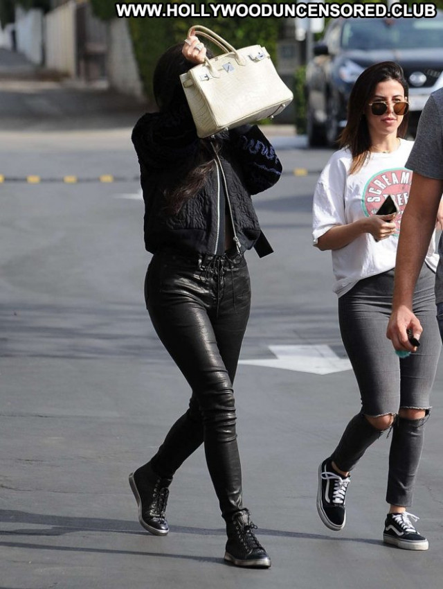Kylie Jenner West Hollywood Leather Posing Hot Hollywood Shopping