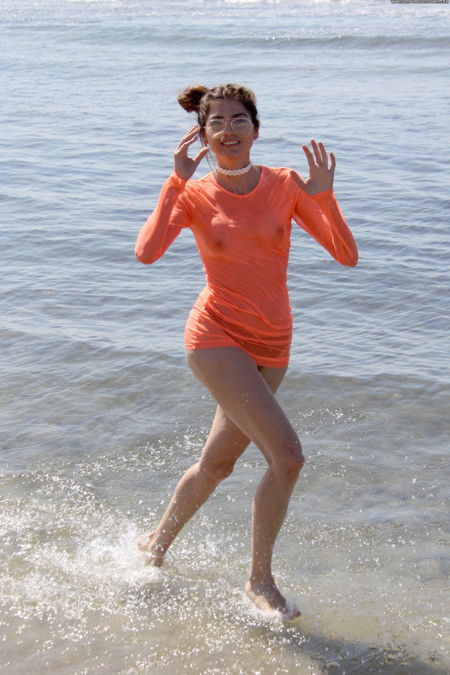 Blanca Blanco The Beach Beach Malibu Babe Posing Hot Mali Photoshoot
