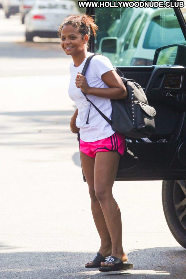 Pink Studio City Celebrity Beautiful Posing Hot Paparazzi Shorts Babe