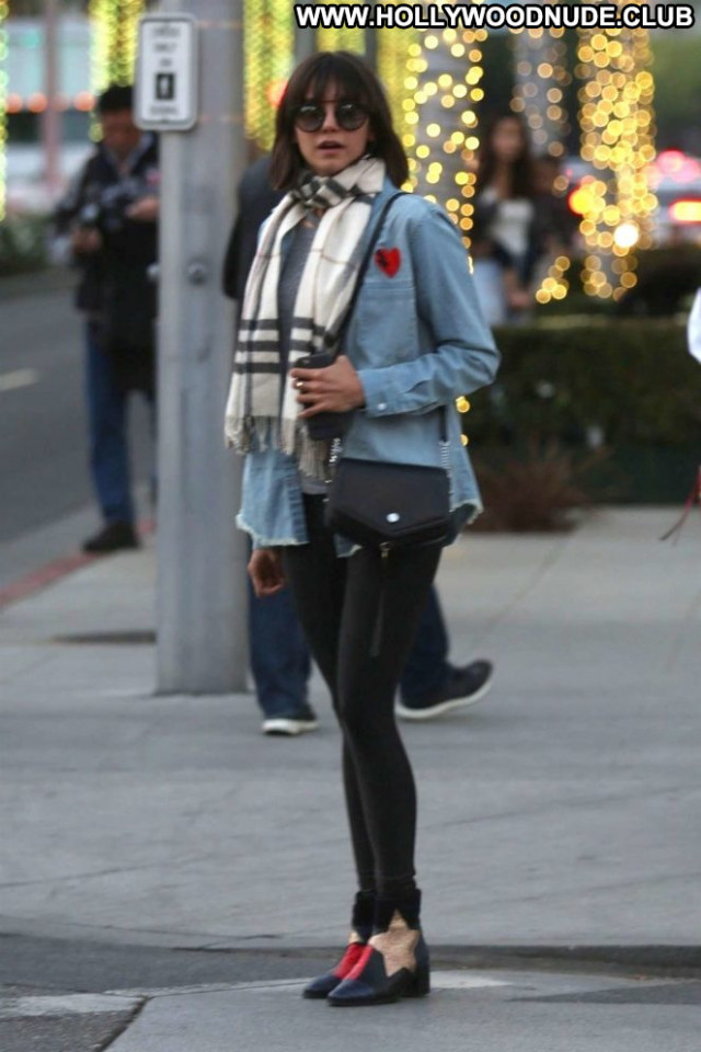 Nina Dobrev Beverly Hills Posing Hot Celebrity Beautiful Babe