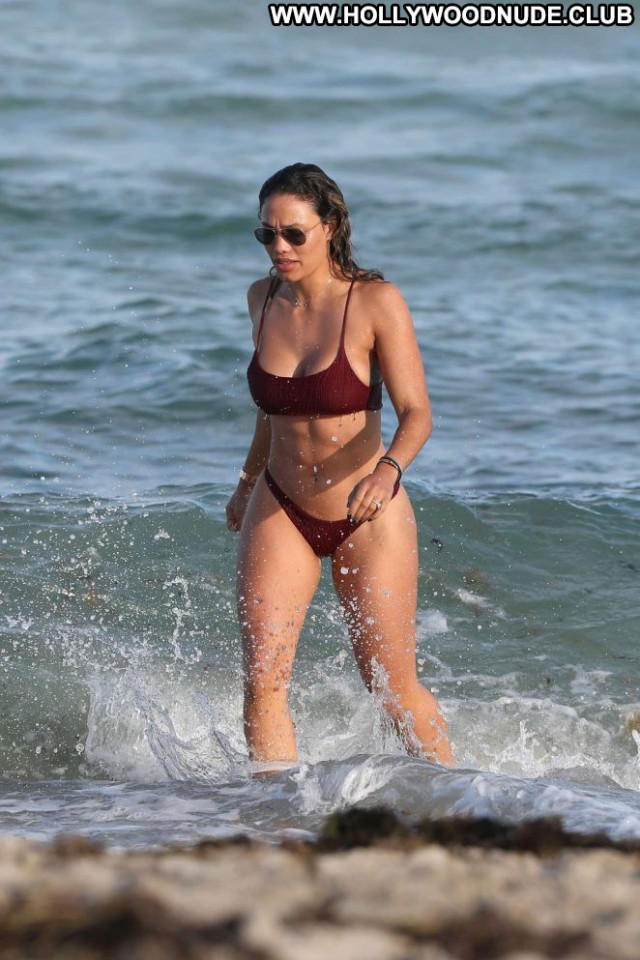 Jessica Miami Beach Beautiful Paparazzi Posing Hot Beach Bikini