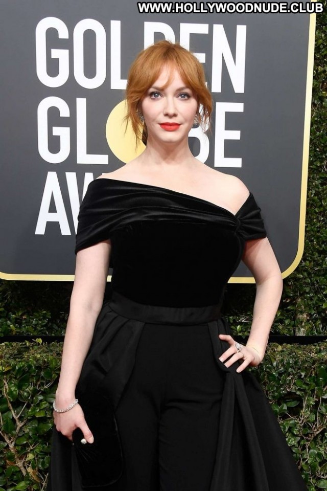 Christina Hendricks No Source Celebrity Posing Hot Sea Black