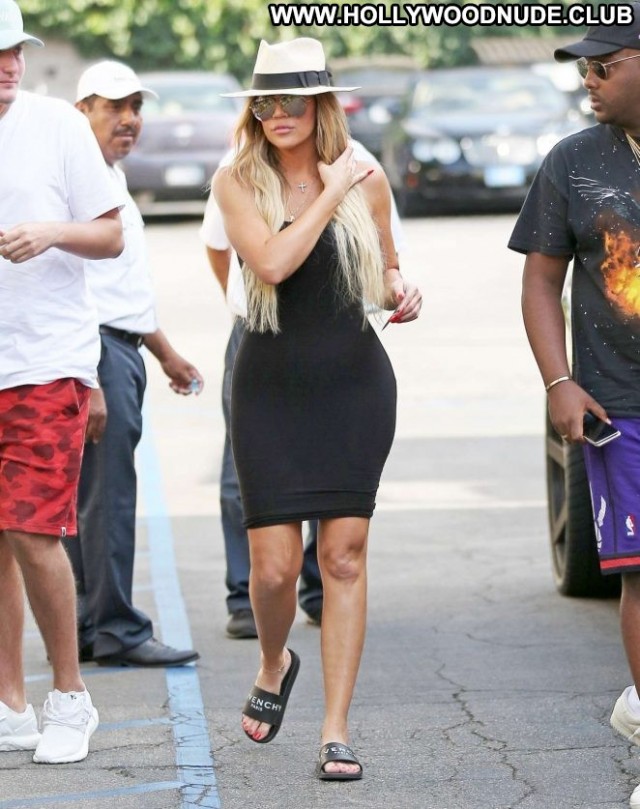 Khloe Kardashian No Source Babe Paparazzi Black Posing Hot Beautiful