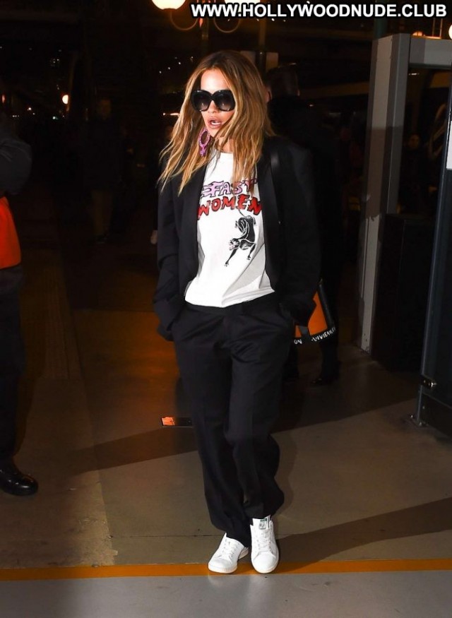 Rita Ora No Source  Paris Beautiful Babe Celebrity Paparazzi Posing