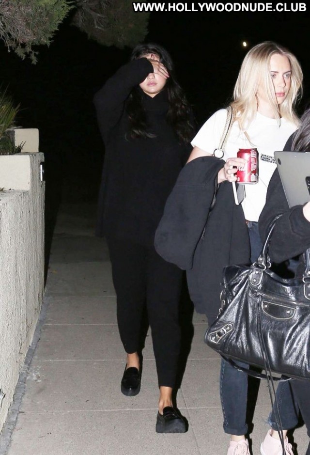 Selena Gomez No Source Posing Hot Black Hollywood Paparazzi Babe