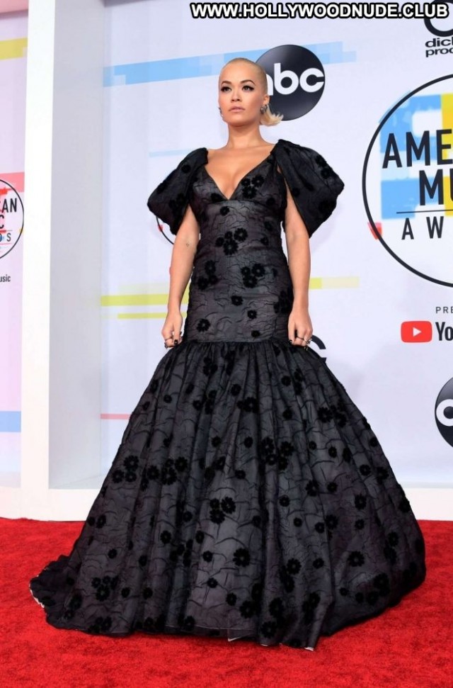 Rita Ora American Music Awards Celebrity Los Angeles Posing Hot