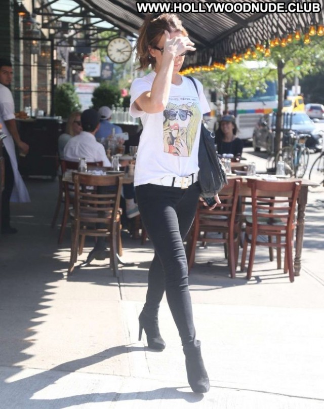 Kate Beckinsale New York  Paparazzi Jeans Babe Celebrity Black New