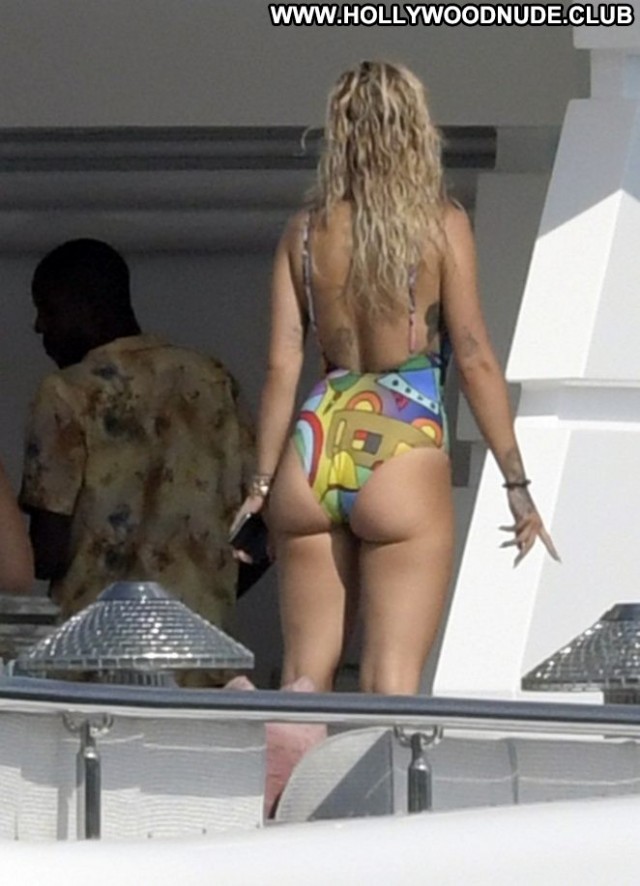 Rita Ora No Source Beautiful Swimsuit Celebrity Babe Posing Hot