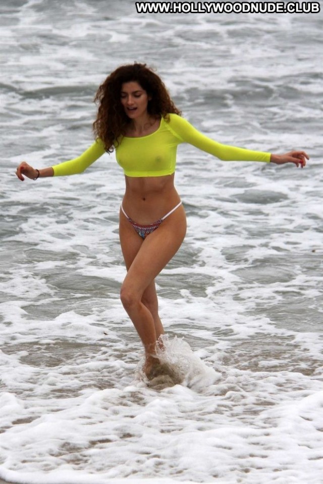 Blanca Blanco The Beach In Malibu Beautiful Candid Beach Bikini