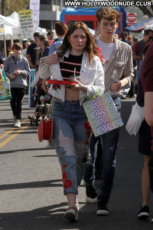 Emma Kenney Studio City Farm Farmer Celebrity Posing Hot Shopping