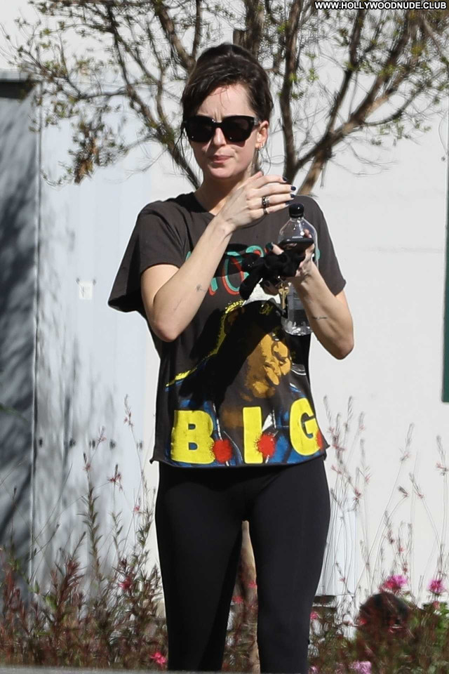 Dakota Johnso Los Angeles  Celebrity Beautiful Babe Paparazzi Posing
