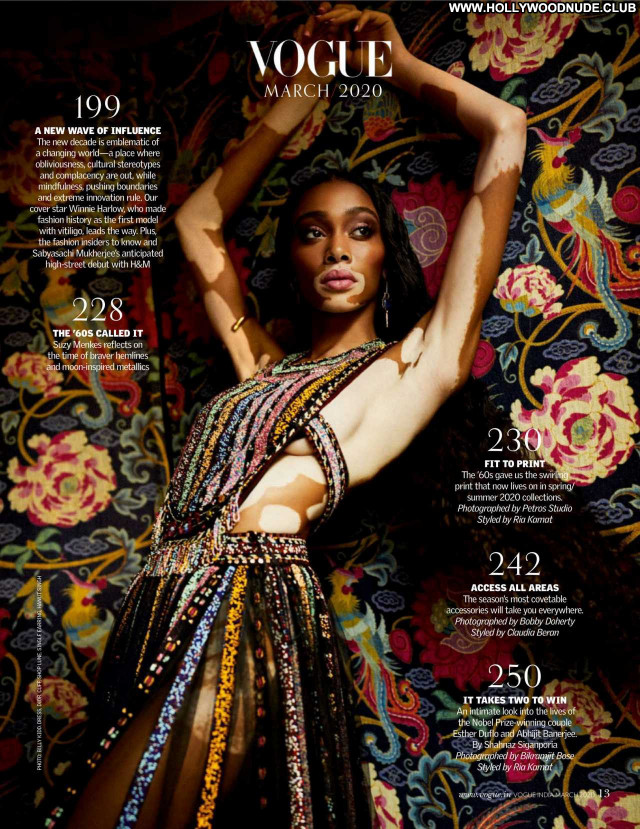 Winnie Harlow Vogue Magazine Babe Posing Hot Paparazzi Beautiful