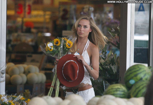 Kimberley Garner West Hollywood Posing Hot Hollywood Food Paparazzi