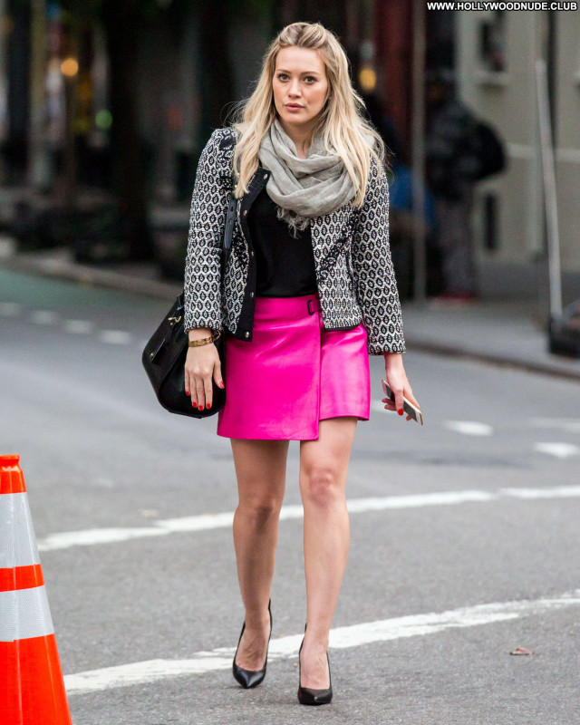 Hilary Duff No Source Babe Beautiful Nyc Posing Hot Paparazzi