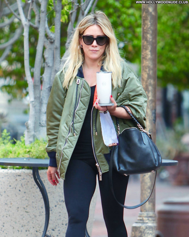 Hilary Duff Los Angeles  Paparazzi Celebrity Beautiful Posing Hot Babe