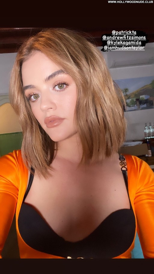 Lucy Hale Sexy Celebrity Babe Posing Hot Straight Beautiful